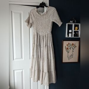 Floral smocked dress